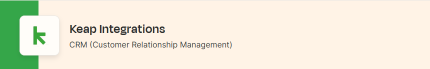 Setting up the VoiceDrop Keap integration, step 1