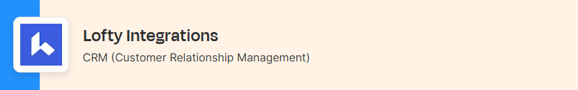 Setting up the VoiceDrop Lofty integration, step 1