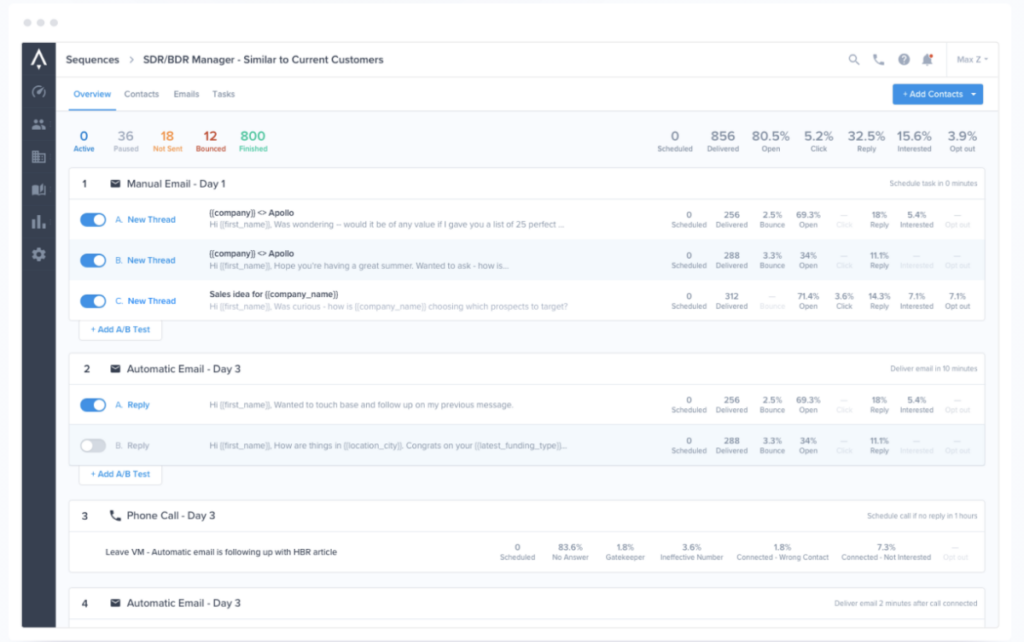Setting up the VoiceDrop Apollo.io integration, step 3