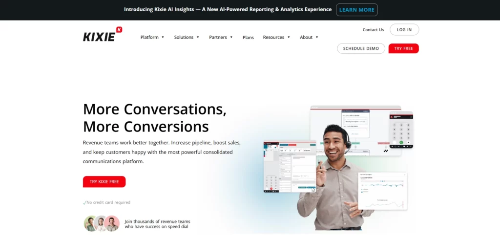 Kixie Homepage