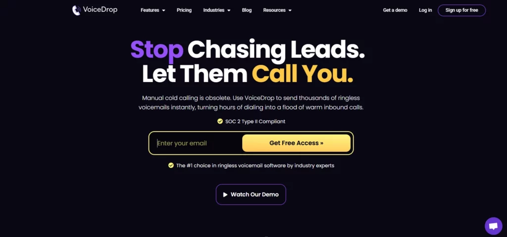 Voicedrop Homepage 3 1